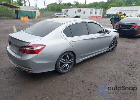 2017 Honda Accord Touring V6 из США, поврежденный, VIN 1HGCR3F92HA039397